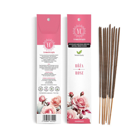 Indiske Røgelsespinde Rose (10 stk.) 16 g – Your Candle