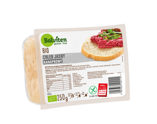 Økologisk lyst sandwichbrød, glutenfri bio 250 g