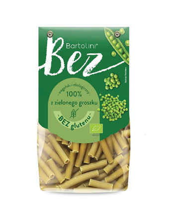 Grøn ærte rørpasta (sedanini) glutenfri bio 250 g