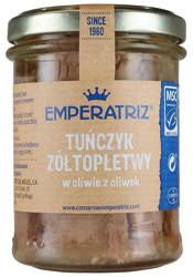 Gulfinnet tunfilet i olivenolie 200 g (130 g) (glas)