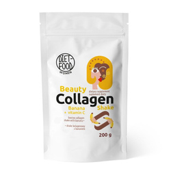 Beauty Collagen Shake Banana kosttilskud 200 g - Diet-Food