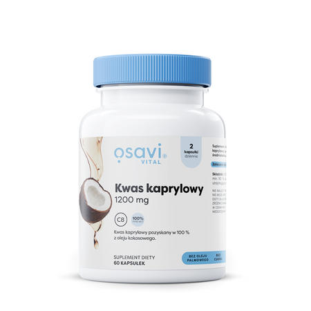 Kaprylsyre (600 mg) glutenfrit kosttilskud 60 kapsler - OSAVI