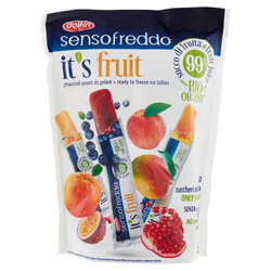 Frugtis til frysning bio (10 x 40 ml) 400 ml - sensofreddo (dolfin)