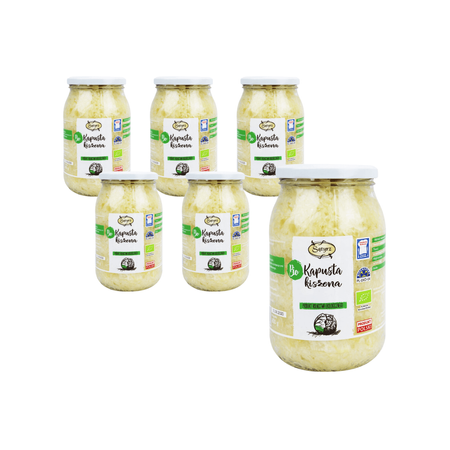 KIT 6 x surkål BIO 900 ml