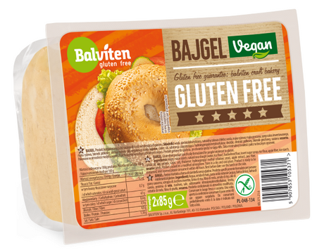 Glutenfri bagels med sesamfrø (2 stk.) 170 g – Balviten