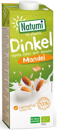 KIT 8 x Spelt-Mandel-drik uden tilsat sukker bio 1L