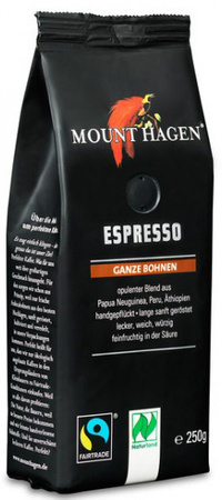 Arabica 100 % Espresso Fair Trade Coffee Bean Bio 250 g