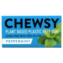 Tyggegummi med pebermyntesmag og xylitol 15 g (10 stk.) - chewsy