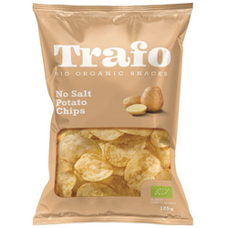 Naturlige chips uden tilsat salt BIO 125 g - Trafo