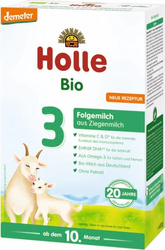 Efterfølgende gedemælk 3 til spædbørn over 6 måneder Demeter Bio 400 g - Holle