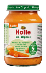 Gulerod-kartoffel uden tilsat sukker glutenfri Økologisk 190 g – Holle