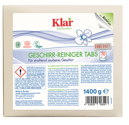 ECO opvasketabletter (70 stk) - KLAR