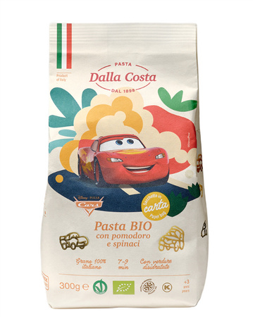Pasta (semolina tricolour) disney cars bio 300 g