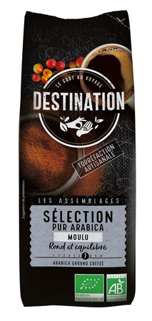 Arabica 100 % selection malet kaffe bio 250 g - Destination
