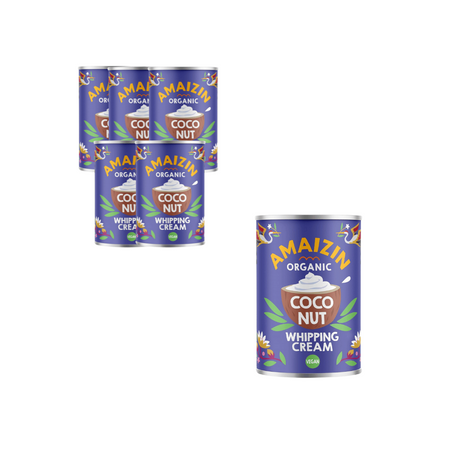 KIT 6 x Kokosnøddepiskefløde bio (dåse) 400 ml