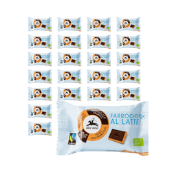 KIT 24 x Fair Trade speltkiks med mælkechokolade Bio 28 g