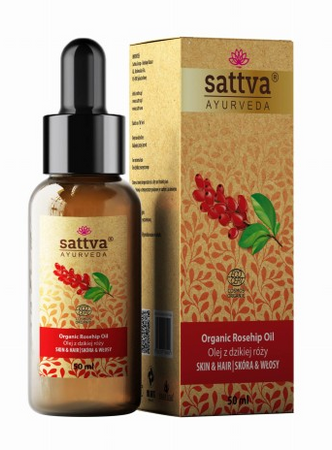 Hybenolie til krop og hår eco 50 ml - Sattva (Ayurveda)