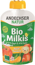Æble-banan-yoghurt dessert BIO 100 g