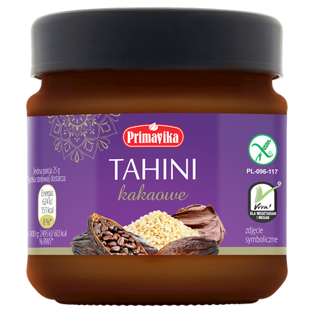 Kakaotahini glutenfri 185 g – Primavika