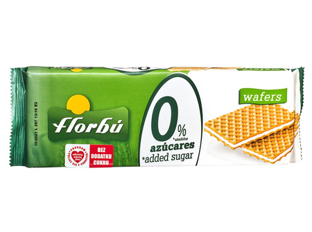 Fyldte vafler uden tilsat sukker 160 g - Florbu