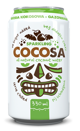 Kokosvand med kulsyre 330 ml Cocosa