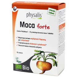 Maca forte kosttilskud BIO 30 tabletter - Physalis