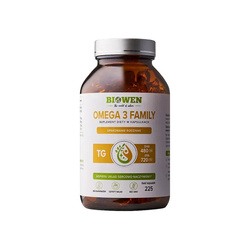 Omega-3 familie kosttilskud 225 kapsler - Biowen