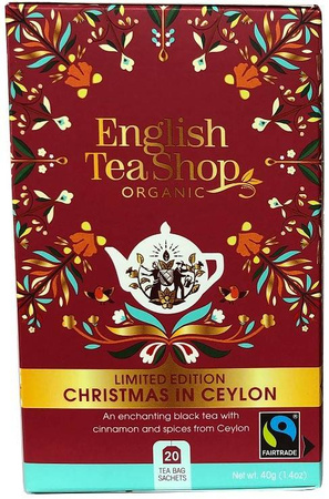 Ceylon te - juleudgave 20x1,8 bio 37,5g