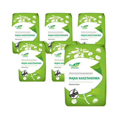 KIT 6 x glutenfri kastanjemel bio 400 g