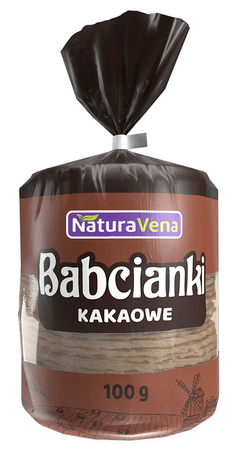 Kakaovafler uden fedt og farvestoffer 100 g
