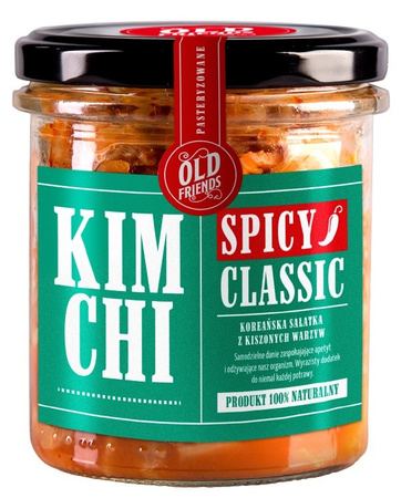 SÆT 6 x Kimchi classic spicy pasteuriseret 280 g - gamle venner