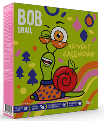 Kalendarz adwentowy - przekąski i galaretki owocowe z zabawkami 176 g - Bob Snail (produkt sezonowy)