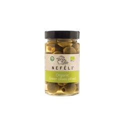 Grønne oliven uden kerner i saltlage bio 295 g (140 g)