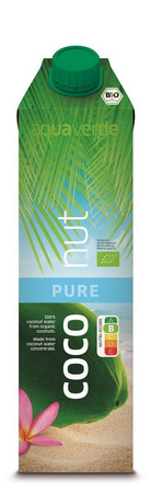 SÆT med 6 x aqua Verde kokosvand BIO 1 i - aqua Verde