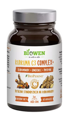 Gurkemeje C3 Complex+ glutenfrit kosttilskud 60 kapsler - HempKing (Biowen)