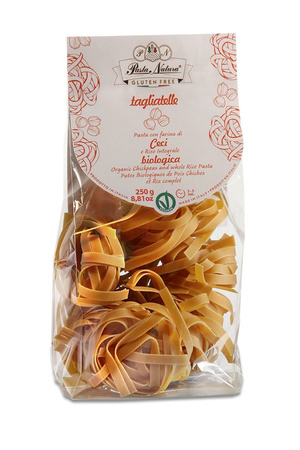 Pasta (kikærter og brune ris) tagliatelle glutenfri bio 250 g - pasta natura