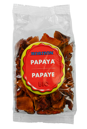 Glutenfri tørret papaya bio 200 g - Horizon