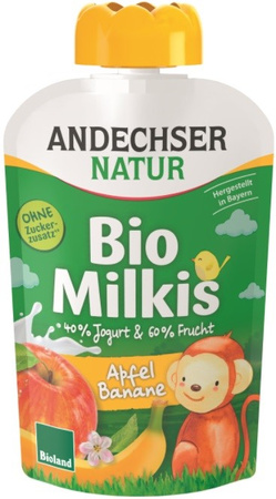 Æble-banan-yoghurt dessert BIO 100 g