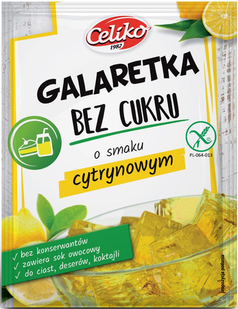Sukkerfri gelé med citronsmag 14 g