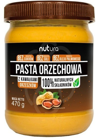 Valnøddepasta med valnøddestykker 470 g