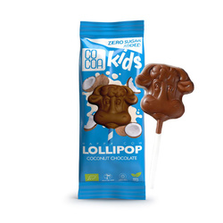 Kokoschokoladeslikkepind uden tilsat sukker bio 15 g - COCOA