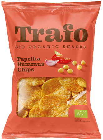Glutenfri kikærtechips med paprikasmag bio 75 g