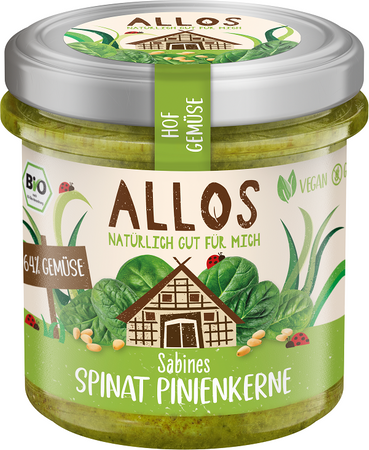 Grøntsagspasta med spinat og pinjekerner glutenfri bio 135 g