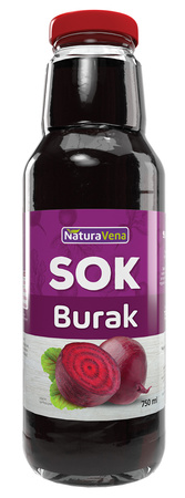 Rødbedesaft 750 ml - Naturavena