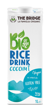 Glutenfri ris- og kokosdrik 1 l bio - The Bridge