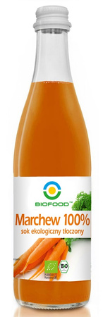 Glutenfri NFC gulerodsjuice bio 500 ml - BIOFOOD
