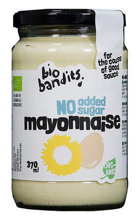SÆT med 6 x Æggemayonnaise uden sukker BIO 370 ml - Bio Bandits