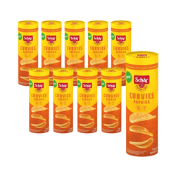 SÆT 10 x Glutenfri curvies peberchips 170 g