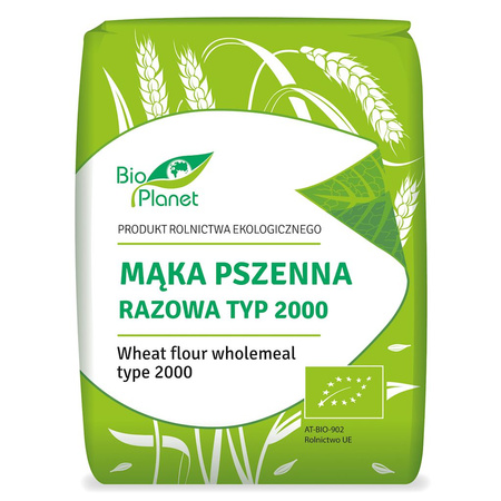 Fuldkornshvedemel type 2000 bio 1 kg