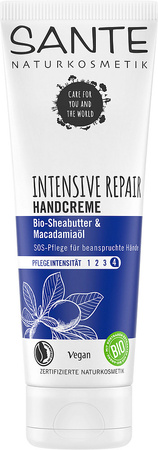 Intensiv reparerende håndcreme med sheasmør og macadamiaolie Eco 75 ml.